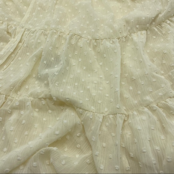 Torrid Women’s Plus Size Cream Tiered Ruffle Open Kimono Clip Dot Size 2X, 3X 4X - Picture 9 of 13